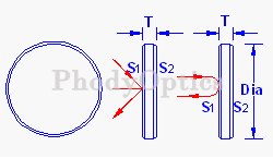 Flat Round Mirror